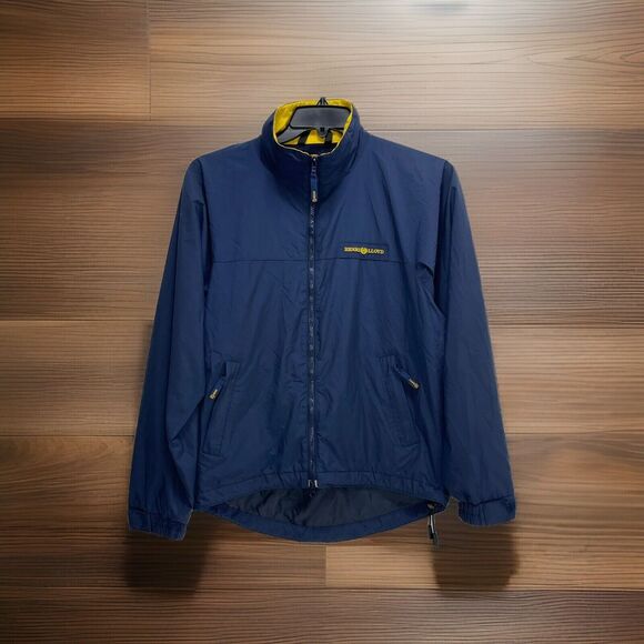 Henri Lloyd Sailing Jacket Mens Blue Yellow Jacket Size S Oversized
